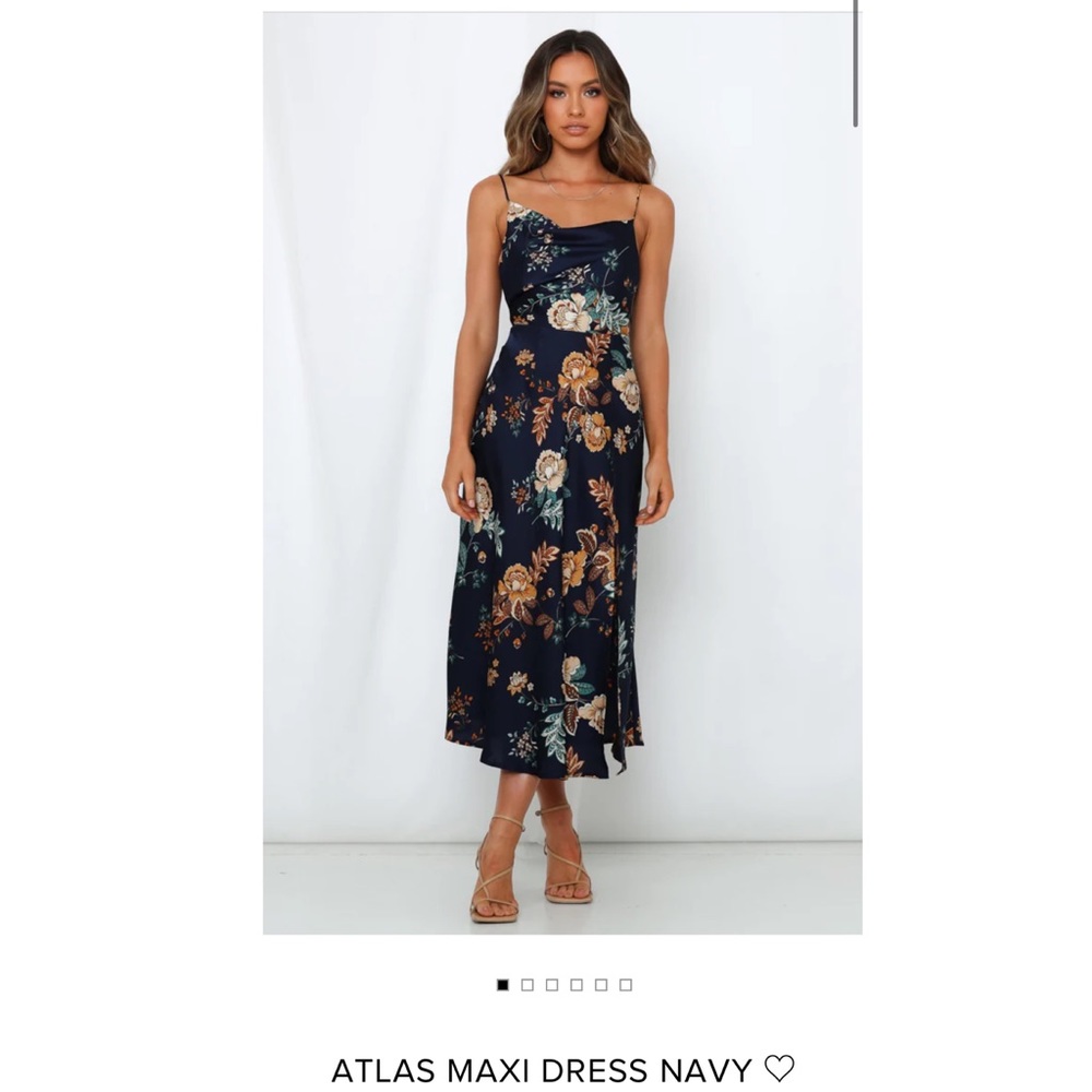 Hello Molly Altas Dress Navy NWT